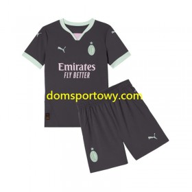 Koszulka AC Milan Dziecięcy Trzeci Koszulki Piłkarskie 2024-2025 Krótki Rękaw
